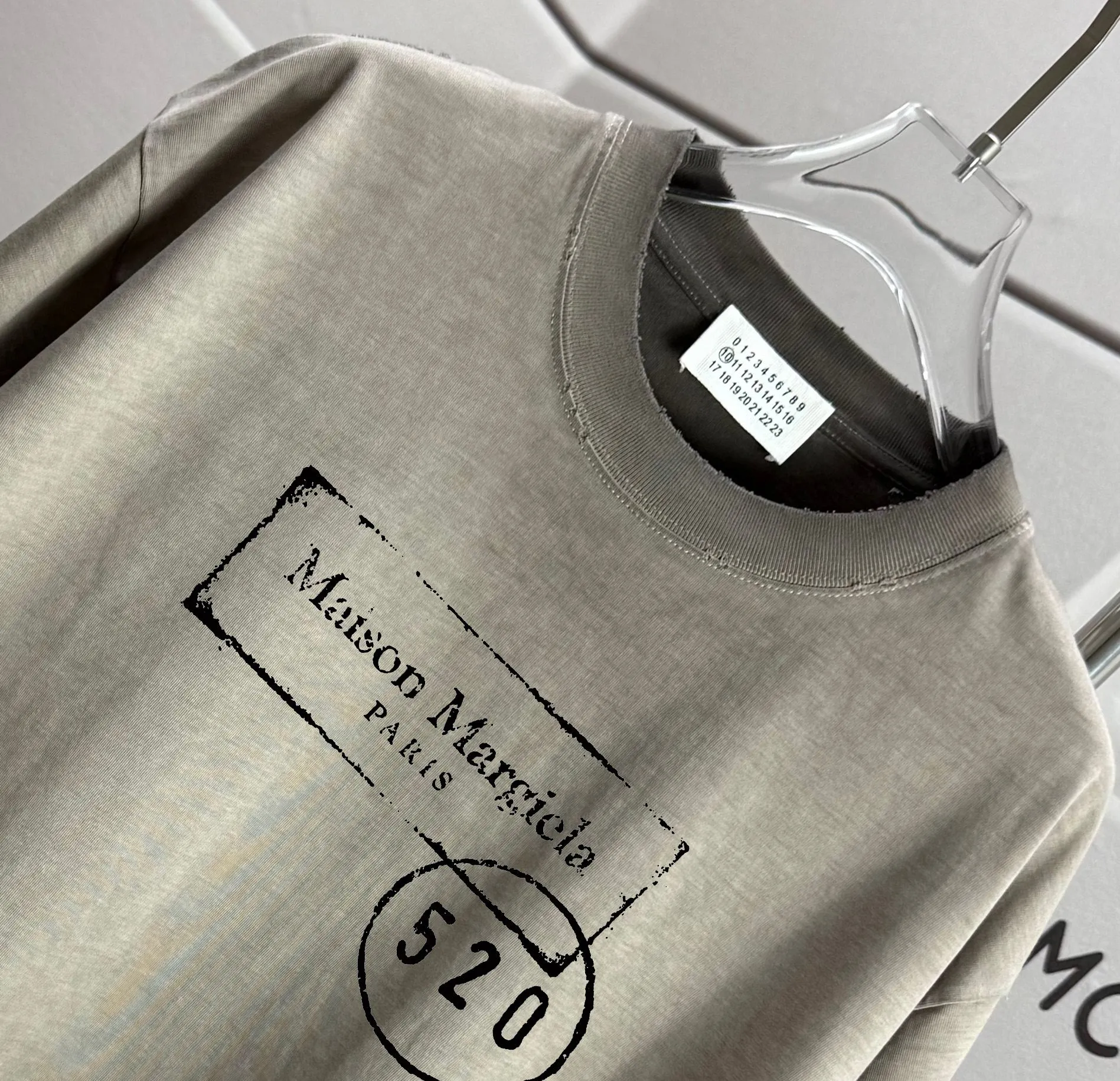 # MM 6 *2025 New Arrival 320 tee Same Style : Size :S M L XL XXL Size： S （90-130 ） M （120-150 ） L （140-165 ） XL （160-180 ） XXL （180-210 ）